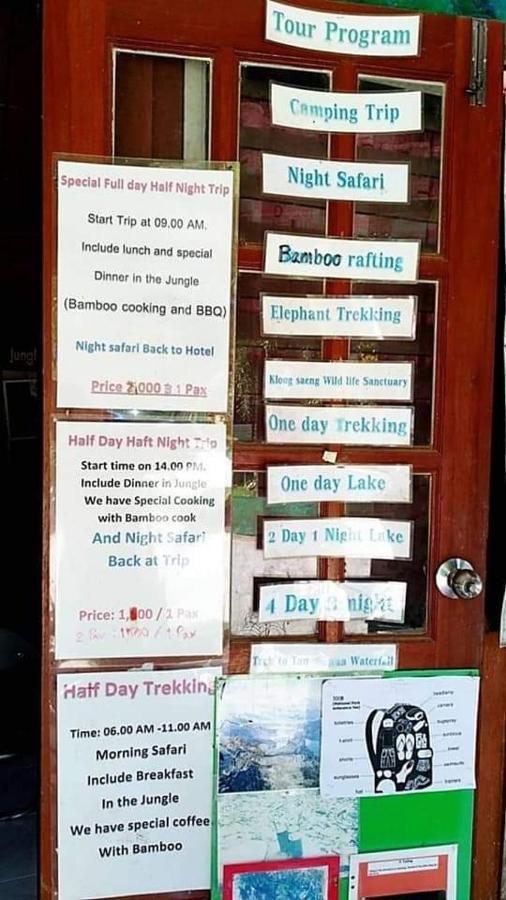 Khaijungleexperiencecamp&tour Apartment Khao Sok National Park Luaran gambar